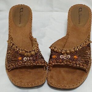 CL by Laundry Beaded Sandals - Size 8 (Women)